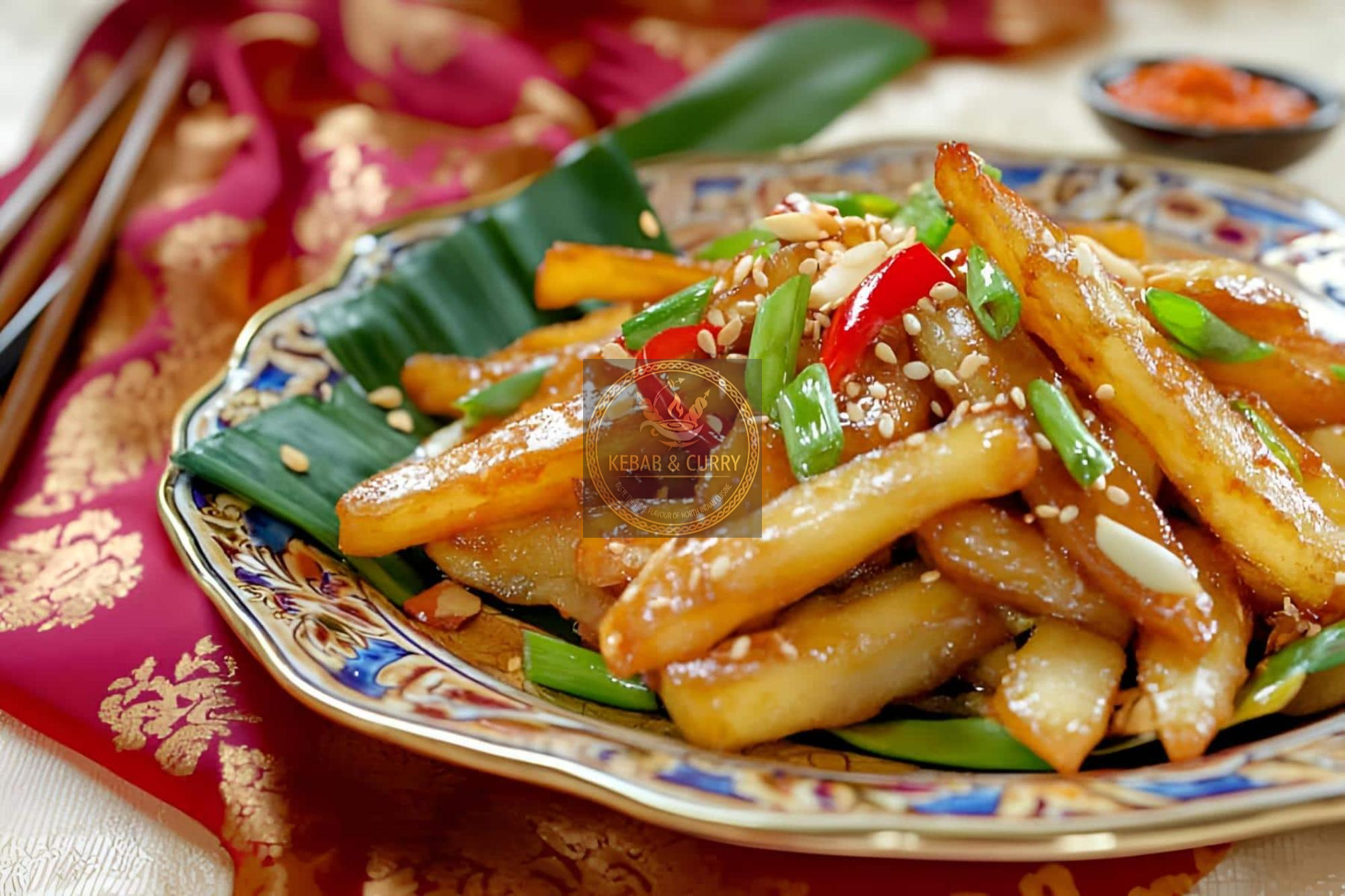 Honey Chilly Potato[kc]